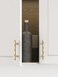 JIASENBAO Brushed Gold Cabinet Pulls 3 Hole Center 5 Pack Hammered Brass Cabinet Handles Decorative Kitchen Drawer Dresser Cupboard Bathroom Vanity Cabinet Hardware Rhombus
