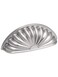 JIASENBAO Brushed Nickel Cabinet Cup Pulls 3 Hole Center 2 Pack Silver Drawer Pulls Kitchen Hardware Cabinet Handles Dresser Handles Knobs