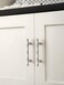 JIASENBAO Brushed Nickel Cabinet Pulls 3 Hole Center 10 Pack Hammered Silver Cabinet Handles Decorative Kitchen Drawer Dresser Cupboard Bathroom Vanity Cabinet Hardware Rhombus