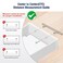 JOY DECOR 10 Pack 738 Inch Cabinet Pulls 5 Inch 128mm Hole Center Stainless Steel Drawer Handles for Kitchen Cabinets Cupboard Wardrobe Brushed Nickel Silver