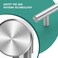 JOY DECOR 10 Pack 738 Inch Cabinet Pulls Kitchen Cabinet Handles with 5 Inch Hole Center Brushed Nickel Cabinet Hardware Stainless Steel Kitchen Drawer Pulls for Cabinets Cupboard 128mm Hole Centers