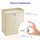 JOY DECOR 10 Pack Brushed Nickel Cabinet Knobs Kitchen Handles for Cabinets Single Hole Kitchen Cabinet Door Handles Cabinet Pulls Silver for Kitchen Cabinets and Dresser Drawers