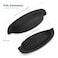 JOY DECOR 5 Pack 334 Matte Black Cup Drawer Pulls Zinc Alloy Kitchen Cabinet Handles for Dressers Drawers Farmhouse Style 96 mm Hole Centers Cup Pulls Hardware