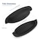 JOY DECOR 5 Pack 334 Matte Black Cup Drawer Pulls Zinc Alloy Kitchen Cabinet Handles for Dressers Drawers Farmhouse Style 96 mm Hole Centers Cup Pulls Hardware