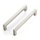 JOY DECOR 5 Pack Cabinet Handles 614 Inch Brushed Nickel Cabinet PullsKitchen Cabinet Handles Square Drawer Pulls Stainless Steel Drawer Hardware Handles 160mm Hole Centers