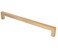 khtumeware 1 Pack 12 Inch Appliance Pull Brushed Brass Square Cabinet Handles and Drawer Pulls Solid Heavy Satin Brass Kitchen Hardware