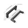 khtumeware 10 Pack 3 inch Center to Center Solid Black Cabinet Pulls Square Bar Drawer Handles Cabinet Handles Matte Black Drawer Pulls Kitchen Cabinet Hardware