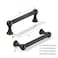 khtumeware 10 Pack 334 Inch Hole Center Oil Rubbed Bronze Cabinet Pulls Heavy Duty Solid Cabinet Handles cabinets Dressers Kitchens Handles Bathroom cabinets