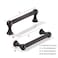 khtumeware 10 Pack 334 Inch Hole Center Oil Rubbed Bronze Cabinet Pulls Heavy Duty Solid Cabinet Handles cabinets Dressers Kitchens Handles Bathroom cabinets
