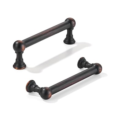 khtumeware 10 Pack 334 Inch Hole Center Oil Rubbed Bronze Cabinet Pulls Heavy Duty Solid Cabinet Handles cabinets Dressers Kitchens Handles Bathroom cabinets