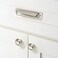 khtumeware 10 Pack 376mm Vintage Drawer Pulls Brushed Satin Nickel Cabinet Bin Cup Pulls Kitchen Hardware Silver Cabinet Handles Drawer Handles Knobs