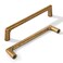 khtumeware 10 Pack 5 Inch128mm Hole Centers Vintage Antique Brass Kitchen Cabinet Pulls Aged Brass Drawer Pulls Kitchen Cabinet Hardware for Cupboard Drawer Handles Dresser Retro Pulls
