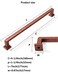 khtumeware 10 Pack 614 Inch Hole Center Antique Copper Cabinet Pulls Vintage Drawer Handles Solid Hardware Aged Kitchen Cupboard Handles