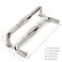 khtumeware 10 Pack 614 Inch160mm Polished Nickel Cabinet Pulls Drawer Pulls Kitchen Cabinet Hardware Pulls for Dresser Drawers