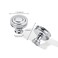 khtumeware 2 Pack 114 Inch32mm Polished Chrome Round Cabinet Knobs Heavy Duty Soild Cabinet Knobs Kitchen Cabinet Hardware for Cupboard Drawer Handles