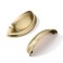 khtumeware 2 Pack 312 Drawer Pulls Brushed Brass Cabinet Cup Pulls Kitchen Hardware Cabinet Handles Drawer Handles Knobs 35 inch Hole Center