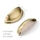 khtumeware 2 Pack 312 Drawer Pulls Brushed Brass Cabinet Cup Pulls Kitchen Hardware Cabinet Handles Drawer Handles Knobs 35 inch Hole Center