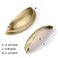 khtumeware 2 Pack 334 Gold Drawer Pulls Brushed Brass Cabinet Cup Pulls Kitchen Hardware Cabinet Handles Drawer Handles Knobs 334 inch Hole Center