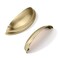 khtumeware 2 Pack 334 Gold Drawer Pulls Brushed Brass Cabinet Cup Pulls Kitchen Hardware Cabinet Handles Drawer Handles Knobs 334 inch Hole Center