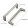 khtumeware 2 Pack 334 Inch96mm Brushed Satin Nickel Square Cabinet Pulls Satin Brass Kitchen Cabinet Handles Kitchen Cabinet Hardware Gold Drawer Pulls for Dresser Cupboard
