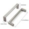 khtumeware 2 Pack 334 Inch96mm Brushed Satin Nickel Square Cabinet Pulls Satin Brass Kitchen Cabinet Handles Kitchen Cabinet Hardware Gold Drawer Pulls for Dresser Cupboard