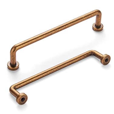 khtumeware 2 Pack 5 inch Hole Center Antique Brass Cabinet Pulls Vintage Cabinet Handle Kitchen Hardware Farmhouse Vintage Dressing Table Drawer Handle Classic Wardrob