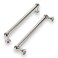 khtumeware 2 Pack 6 Inch Hole Center Polished Nickel Cabinet Pulls Heavy Duty Solid Cabinet Handles cabinets Dressers Kitchens Handles Bathroom cabinets