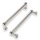 khtumeware 2 Pack 6 Inch Hole Center Polished Nickel Cabinet Pulls Heavy Duty Solid Cabinet Handles cabinets Dressers Kitchens Handles Bathroom cabinets