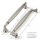 khtumeware 2 Pack 6 Inch152mm Brushed Satin Nickel Cabinet Pulls Heavy Duty Solid Cabinet Handles Kitchen Cabinet Hardware for Cupboard Drawer Handles