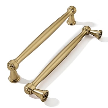 khtumeware 2 Pack 614 Inch160mm Champagne Bronze Cabinet Pulls Champagne Brass Kitchen Cabinet Handles Kitchen Cabinet Hardware for Cupboard Drawer Handles Dresser Pulls