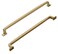 khtumeware Khtumeware 2 Pack 8 Inch Cabinet Handles Champagne Bronze Pulls Warm Brass Drawer Pulls for Kitchen Cabinets Cupboards