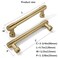 khtumeware 2 Pack Brushed Brass Cabinet Pulls 334 Inch96MM Hole Centers Brushed Gold Cabinet Handles Cabinet Hardware Kitchen Handles for Cabinets Cupboard Handles Drawer Pulls