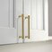 khtumeware 2 Pack Brushed Brass Cabinet Pulls 334 Inch96MM Hole Centers Brushed Gold Cabinet Handles Cabinet Hardware Kitchen Handles for Cabinets Cupboard Handles Drawer Pulls