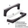 khtumeware 2 Pack Solid Handles 4Inch102mm Oil Rubbed Bronze Cabinet PullsHeavy Duty Venetian Bronze Handles Cupboards Drawers and Bathroom Hardware