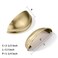 khtumeware 20 Pack 212 Gold Drawer Pulls Brushed Brass Cabinet Cup Pulls Kitchen Hardware Cabinet Handles Drawer Handles Knobs 25 inch Hole Center