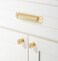 khtumeware 20 Pack 3 Drawer Pulls Brushed Brass Cabinet Cup Pulls Kitchen Hardware Cabinet Handles Drawer Handles Knobs 3 inch Hole Center