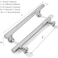 khtumeware 5 Inch Hole Center 2 Pack Polished Chrome Heavy Duty Solid Cabinet Pulls Kitchen Drawer Handles for Dresser cabinets cabinets Door cabinets Hardware