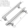 khtumeware 5 Inch Hole Center 2 Pack Polished Chrome Heavy Duty Solid Cabinet Pulls Kitchen Drawer Handles for Dresser cabinets cabinets Door cabinets Hardware