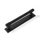 khtumeware 5 Pack 5 inch 128 mm Center to Center Black Cabinet Pull Backplate with Base Plate Zinc Solid Matte Black Kitchen Cabinet Handles Drawer Pulls Cabinet Hardware