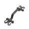 khtumeware 5 Pack Rustic Black Cabinet Pulls 334 Inch Hole Center Hammered Vintage Kitchen Cabinet Handles Hardware for Dresser Drawers Antique Black Refined Rustic Collection