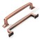 khtumeware KHTumeware 6 Pack 5 Cabinet Handles Brushed Antique Copper Cabinet Pulls and Drawer Handles