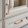 khtumeware KHTumeware 6 Pack 5 Cabinet Handles Brushed Antique Copper Cabinet Pulls and Drawer Handles