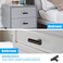 KNOBWELL 12 Pack Black Cabinet Knobs Single Hole 2 in Matte Black Dresser Drawer Knobs and Pulls for Cabinet Cupboard Vanity