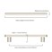 KNOKLOCK 10 Pack 5 Inch128mm Kitchen Cabinet Handles Brushed Satin Nickel Cabinet Pulls Kitchen Cabinet Hardware Drawer Pulls for Cupboard Wardrobe