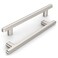 KNOKLOCK 10 Pack 5 Inch128mm Kitchen Cabinet Handles Brushed Satin Nickel Cabinet Pulls Kitchen Cabinet Hardware Drawer Pulls for Cupboard Wardrobe