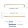 KNOKLOCK 10 Pack 75 Inch192mm Kitchen Cabinet Handles Brushed Gold Cabinet Pulls Kitchen Cabinet Hardware Drawer Pulls for Cupboard Wardrobe