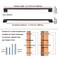 KOOFIZO 1 Pack 11516 Inch Oil Rubbed Bronze Kitchen Cabinet Pulls Rubbed Bronze Cabinet Handles Bronze Cabinet Hardware for Kitchen Cabinets Drawer P01 Dresser Cupboard Bedroom Bathroom