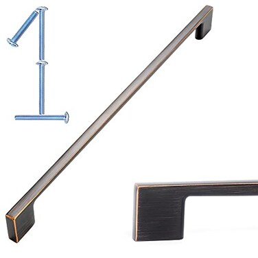 KOOFIZO 1 Pack 11516 Inch Oil Rubbed Bronze Kitchen Cabinet Pulls Rubbed Bronze Cabinet Handles Bronze Cabinet Hardware for Kitchen Cabinets Drawer P01 Dresser Cupboard Bedroom Bathroom