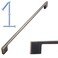 KOOFIZO 1 Pack 11516 Inch Oil Rubbed Bronze Kitchen Cabinet Pulls Rubbed Bronze Cabinet Handles Bronze Cabinet Hardware for Kitchen Cabinets Drawer P01 Dresser Cupboard Bedroom Bathroom