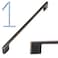 KOOFIZO 1 Pack 845 Inch Oil Rubbed Bronze Kitchen Cabinet Pulls Rubbed Bronze Cabinet Handles Bronze Cabinet Hardware for Kitchen Cabinets Drawer P01 Dresser Cupboard Bedroom Bathroom